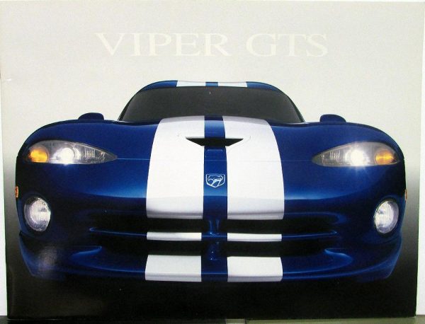 1996 Dodge Viper GTS Sales Brochure