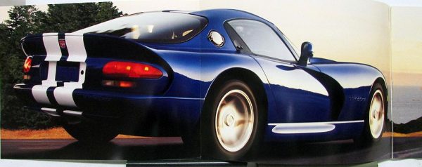 1996 Dodge Viper GTS Sales Brochure