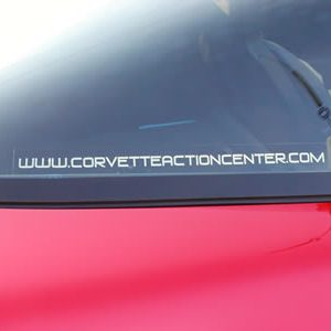 Corvette Action Center Static Cling Decals