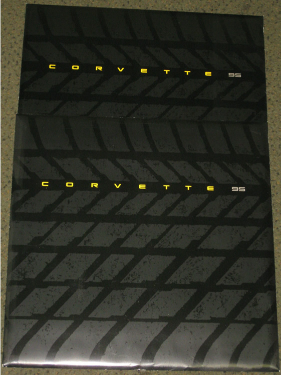 1995 Chevrolet Corvette Large Sales Brochure in Factory Envelope Vintage 