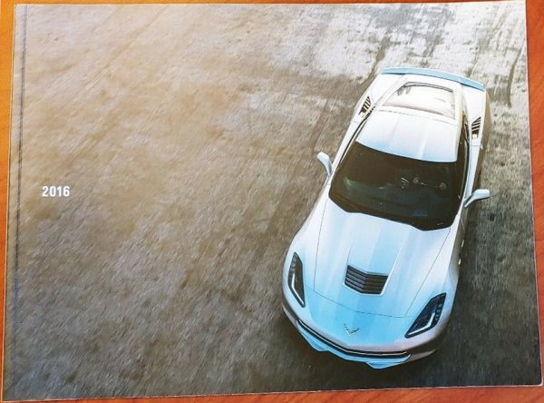 2016 Corvette Dealer Sales Brochure