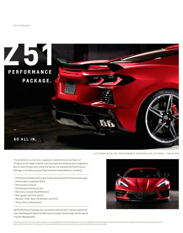 2020 Corvette Sales Brochure