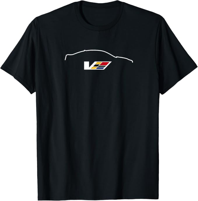 cts-v-shirt-1 CarTees CTSV CTS-V Outline Logo T-Shirt