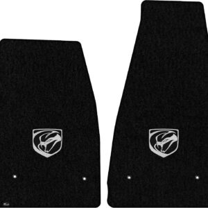 Lloyd Mats Custom-Fit Carpeted Floor Mats Premium Luxury Car Floor Liners for Dodge Viper 2013-2017 2Pc Set, Charcoal Carpet Mats